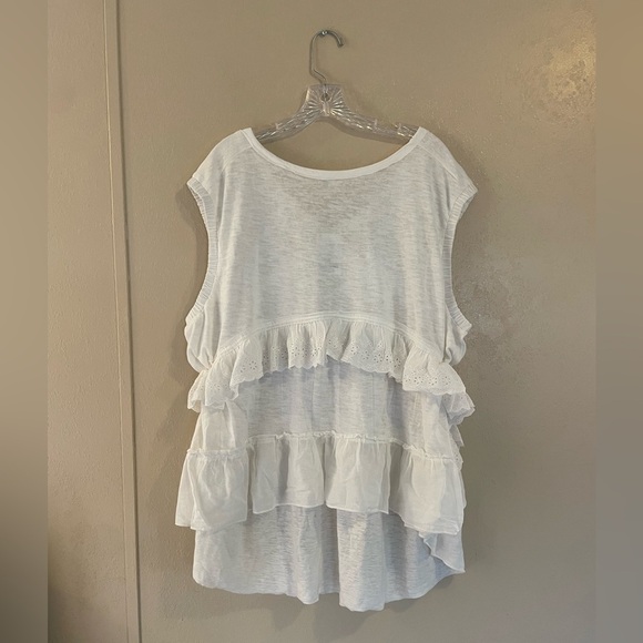 NWOT Free People Claire Tee Tunic Top sz M - Picture 1 of 7